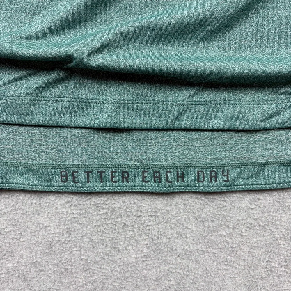 Lululemon Drysense Shirt Mens 2XL XXL Green Long Sleeve Performance Stretch Tee